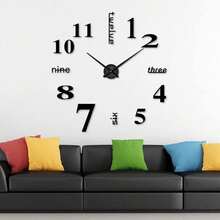 Large 3D Frameless Wall Clock Modern Silent Wall Clock - 1 Game - View 4