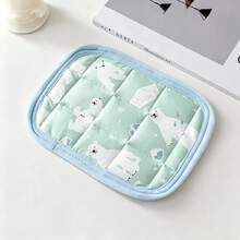 1pc Pet Mat Rabbit Bed, Rabbit Cooling Pad, Small Pet Hamster Heat Relief Cooling Pad, Suitable For Hamsters, Rabbits, Guinea Pigs And Other Small Pets All Season Sleep Mat - Multicolor - View 11