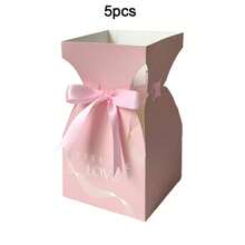 5pcs Flower Box Fresh Flower Bouquet Packaging Box Floral Arrangement Materials Fresh Flower Handbag Flower Basket Handheld Flower Box Wedding Holiday Party Gift Fresh Flower Packaging Box - Gift Box - View 11
