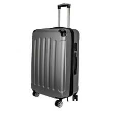 Three Piece Set Of Dirt Resistant Dark Gray Luggage, ABS Pressure Resistant And Wear-Resistant Boarding+Short Distance+Long Distance One Set Complete - A - 查看 3
