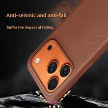 Luxury Tech Woven Magnetic Case Compatible With Iphone 17 ProMax 16Pro 15 Plus 14 13 12 11 Anti Slip Shockproof Wireless Charging Cover - Blue - View 10