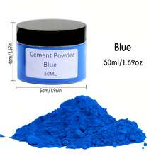 6 Colors Plaster Cement Pigment Powder Set, 50ml/1.69oz Plaster Pigment - Water-Based Colorant For Plaster, Epoxy Resin Crafts And Jewelry Making, Powder Coating Pigment For Resin Crafting - Multicolor - View 4