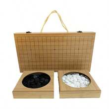 Chinese Weiqi Go Board Game Set Portable Wooden Timber Strategy Go Game Set Gift - 44 X 47 cm - View 11
