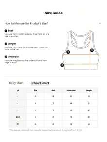 Women's Fashion Black & White Tie Dye Print Round Neck Mesh Patchwork Sports Knit Bra Spring Fall - Black and White - View 7