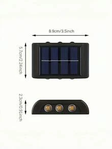 1pc Solar LED Light, Outdoor Solar Spotlight, Landscape Balcony Wall Decor Solar Wall Light, Outdoor Wall Light, From Dusk To Dawn, Suitable For Outdoor Garden Wall, Path And Wall Light, Optional Warm Or Cool Color - Star - View 12