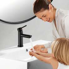 Cloakroom Modern Bathroom Basin Sink Mono  Mixer Tap Waste - 175 X 115 mm - View 2