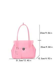 2026 New Summer Refreshing Underarm Large Bag For Women, Fashion PVC Jelly Tote Bag, Minimalist Commuter Shoulder Bag - Multicolor - View 12