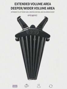 1pc Heat-Free Root Volumizing Clip, Excellent Hair Volumizing Tool, Strong Grip, High Elasticity Material, Lightweight And Portable, No Manual Styling Required Root Volumizing Styling Clip Comb - Multicolor - View 4