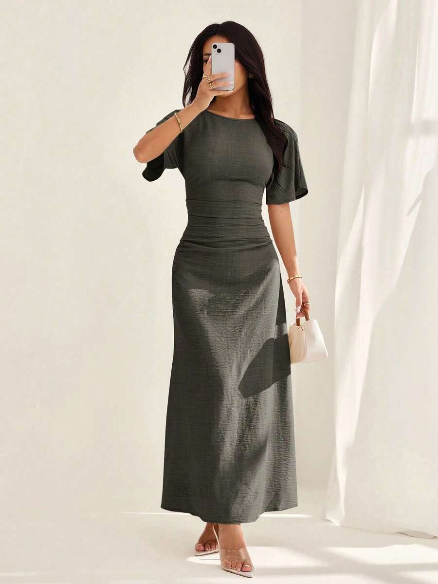Women Long Dresses - 綠色 - 查看 1