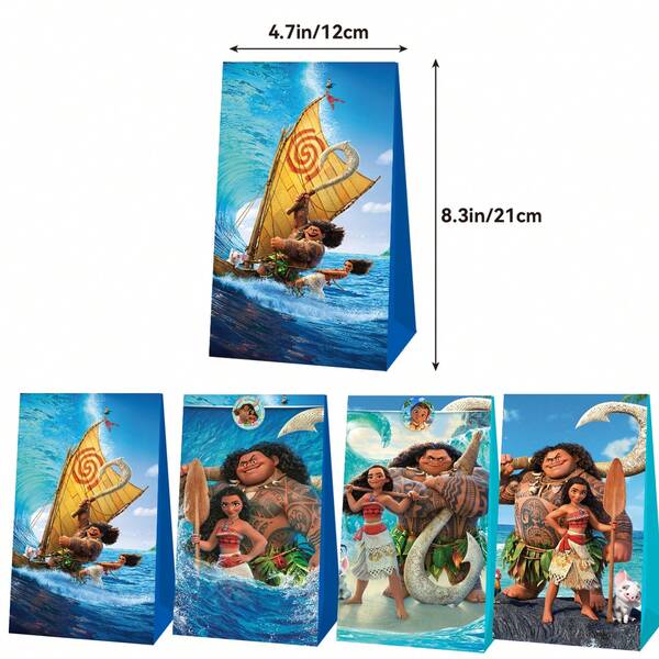 100pcs With 100pcs Stickers Cartoon Anime Character Theme Party Storage Bags, Candy Bags Disposable Gift Bags, Room Decoration And Party Decoration, Also Ideal Decoration For Halloween, Christmas And Party, At The Same Time Great Surprise Gift For Fans, Boyfriend/Girlfriend, Birthday, Graduation Gift, Suitable For Men And Women, At The Same Time Great Surprise Gift For Fans.