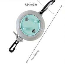 26ft Adjustable Portable Clothesline, Outdoor Travel Camping Laundry Drying Rope - Multicolor - View 4