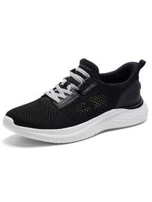 Skechers Men's Lightweight Breathable Casual Walking Shoes For Daily Wear And Commuting - Black - View 1