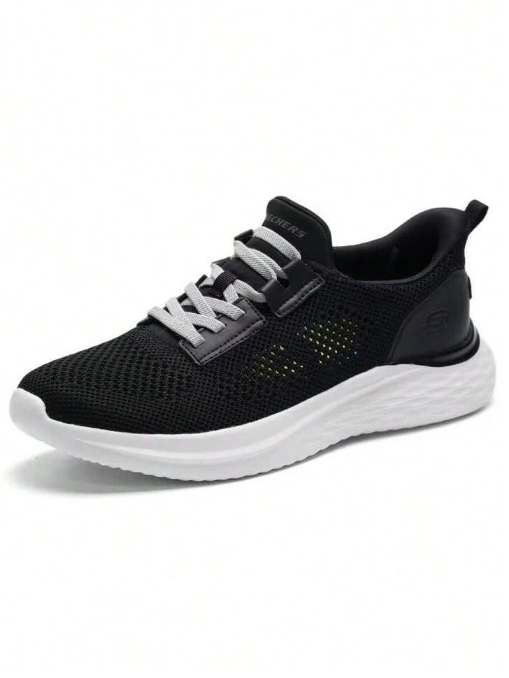 Skechers Men's Lightweight Breathable Casual Walking Shoes For Daily Wear And Commuting - Black - View 1