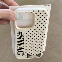 波點 SWAG 手機殼，適用於 iPhone 17、17 Pro、17 Pro Max、16 Pro、16 Pro Max、14、15、16、13、14、15、12、11 Pro Max、Plus，亮面、耐用、防刮、時尚美觀，完美禮物 - 彩色 - 查看 5