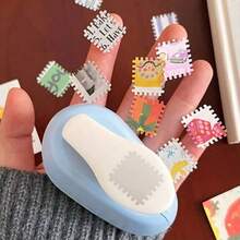 1 Pc Stamp Embossing Tool, Stamp Planner Hole Punch, Creative Handmade Embossing Tool, Scrapbooking Material Collection Tool - Multicolor - View 6