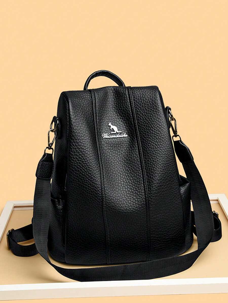 LANYIBAIGEROO New Fashion Women's Luxury Designer Anti-Theft Backpack, Soft Leather Large Capacity Student School Bag Travel Backpack