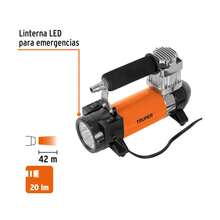 2-Piece Kit - Portable 12V Air Compressor For Car, Includes Carrying Case - D - View 2