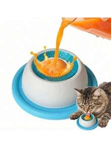 50ml Small Pet Yogurt Licking Mat Slow Feeder Bowl, Suitable For Cats And Dogs, Licking Interactive Snack Bowl, Promotes Oral Health, Cat And Dog Interactive Toy Supplies, Suitable For Pets And Puppies - Multiple Styles - View 5