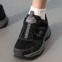 Skechers Men's Vintage Outdoor Style Thick Sole Casual Shoes Dad Shoes - Black - View 7