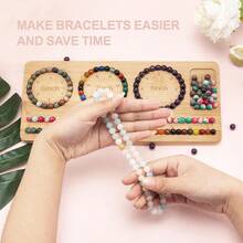 Bead Board For Jewelry Making, Bracelet Making Kit, Compact Portable | Jewelry Starter Kit, Jewelry Making Supplies, Bracelet Design Board, Bracelet - White - View 6