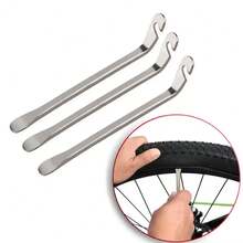 3/6/9/12pcs Bicycle Tire Lever Tire Spoon Iron Replacement Tool, Bicycle Tire Lever High-Grade Stainless Steel Rod Repair Bicycle Tube, Best Tire Replacement Tool - A - View 1
