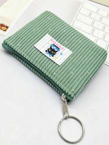 XD 12pcs/6pcs/3pcs/1pc Fashionable Puppy/Kitten Mini Kids Coin Purse With Keychain - Casual Fashion, Can Hold Keys, Data Cables, Coins And Rings - Easy To Clean, Washable - Multiple Colors Available. Perfect Gift For Kids - Multicolor - View 3