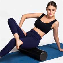 1pc Foam Roller Muscle Relaxation Hard EPP Smooth Yoga Massage Roller Leg Back Solid Fitness Roller - Multicolor - View 9