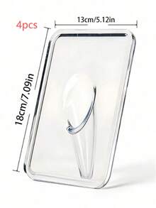 1/2pcs Transparent Square Acrylic Vase, Floral Decoration Accessory, Minimalist Style Desktop Flower Stand, Suitable For Single Flower Or Small Bouquet - Multicolor - View 10