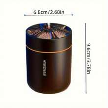 USB 便攜式迷你加濕器,7 色 RGB 花瓣氛圍夜燈,靜音超音波噴霧擴香機,香氛精油擴香器,適用於汽車、臥室、桌面、居家辦公室 - Mist - 查看 4