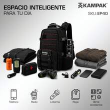 Super Mochila Kampak Ep40 Multiusos P/ Laptop Ajustable - Negro - Ver 4
