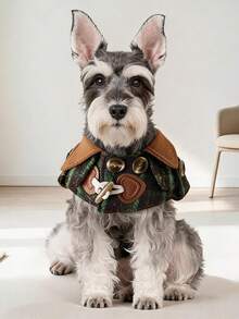 1PC Pet Accessory 2026 New Small Dog Puppy Cat Cute Pet School Style Versatile Elegant Hazelnut Small Cape - Multicolor - View 1