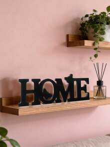 HOME Letter Decorative Crafts Are Designed In A Modern Style, Creative And Simple Way. They Are Made Of High-Density PVC Co-Extruded Board Composite Panels Suitable For Home Decoration, Party Decoration Gifts. - one-size - View 5