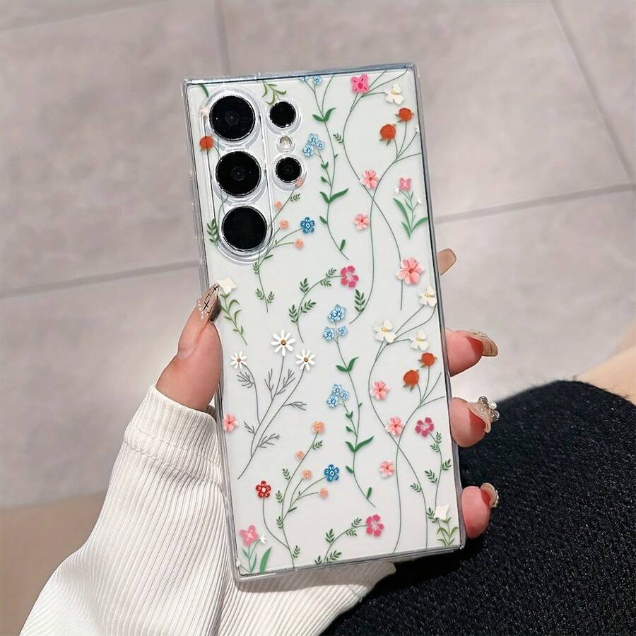 1件彩色透明TPU手機殼,花卉圖案與蝴蝶元素,適用於 16/16 Pro/16 Pro Max/16 Plus/7/8/7 Plus/8 Plus/X/Xs/Xr/Max/11/11 Pro/11 Pro Max/12/12 Pro/12 Pro Max/12 Mini/13/13 Pro/13 Pro Max/13 Mini/14/14 Pro/14 Plus/14 Pro Max/15/15 Pro/15 Plus/15 Pro Max/17/17 Pro/17 Pro Max/17 Ai,春季禮物 - 彩色 - 查看 1