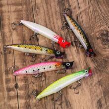 5pcs Floating Wave Craw Lure Set, Laser Reflective Hard Baits, Surface Fishing Lures For Bass And Perch, Long Casting Fishing Lure Combination - Multicolor - View 5