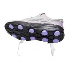 Skechers Women's GO RUN Hyper Burst Thick-Soled Cushioning Running Shoes - Grey - View 9