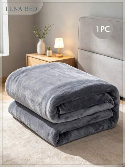 4-Season Polyester Warm Nap Blanket - Bright Solid Color, Machine Washable, Ideal For Home, Office Or Car Decor, Office Decor Blanket | Bright Blanket | Machine Washable Blanket, Home Blanket