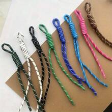 5/10pcs Colorful Nylon Rope DIY Handmade Weaving Set, Suitable For Keychains, Backpack Charms And Weaving - Handmade Coil Materials, Keychains, Gift Making And Event Supplies - Colorful Braided Rope - View 4