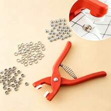 5-Claw Snap Button Installation Tool Set, Clothing Button Repair Kit, Suitable For DIY Crafts, Fabrics, Clothing And Bags, Includes Snap Button Tools, No-Sew Buttons, Easy To Install - Multiple Styles - View 2