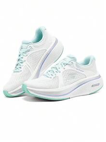 Skechers Sepatu Lari Kasual Ringan Bersol Tebal dan Bantalan ELEVATE untuk Wanita - Abu-abu Hijau - View 1