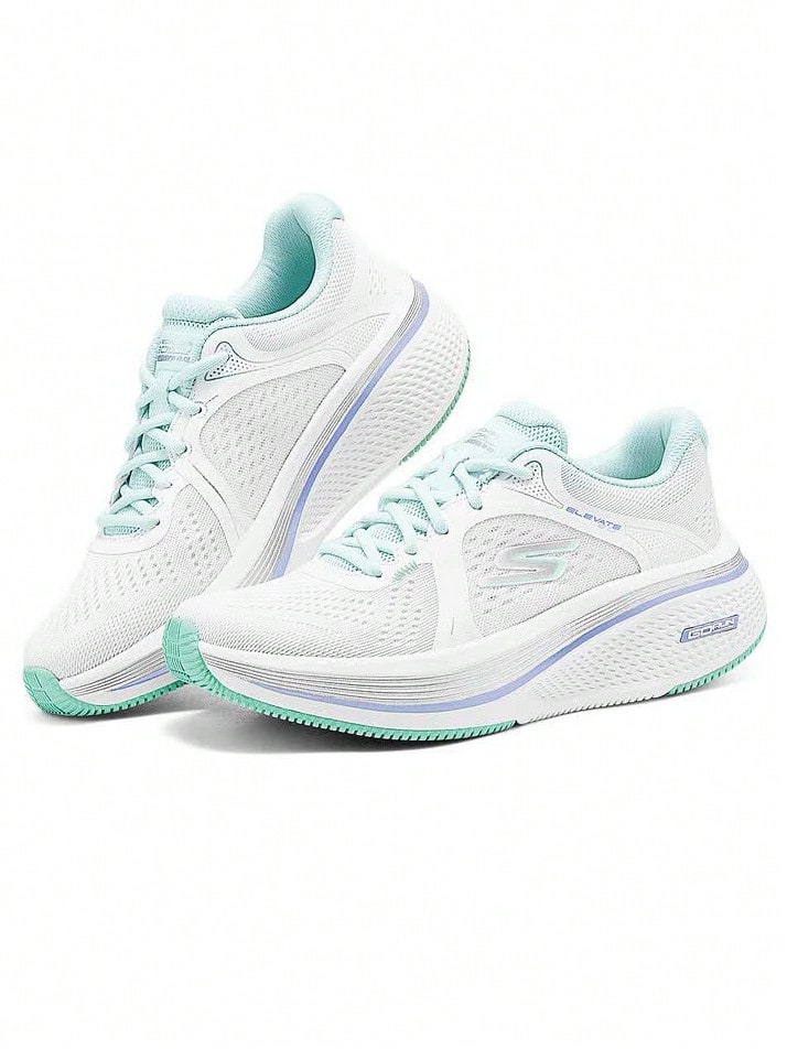Skechers Sepatu Lari Kasual Ringan Bersol Tebal dan Bantalan ELEVATE untuk Wanita - Abu-abu Hijau - View 1