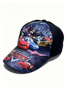 Disney 1pc Baseball Cap With Car Cartoon Pattern, Strong UV Protection, Sun Protection And Breathable. Suitable For Daily Home Use, Party Decoration And As A Gift For Friends. - A - View 12