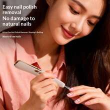 Professional Electric Nail Polish Machine, With LCD Display, Multi Speed Adjustable Portable Rechargeable Nail Polish, Suitable For Acrylic Acid/Gel Nail Polish Removal, Suitable For Home And Salon Use, Home Nail Polish Set, USB Charging - Multicolor - View 4