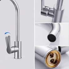 Kitchen Sink Mixer Taps Swivel Spout Single Lever Tap Mono  Faucet Modern - 1 - View 5