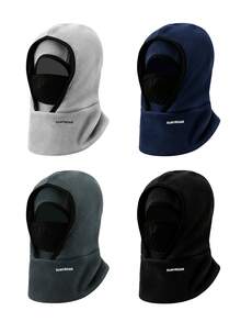 Men Women Cold Weather Face Cover, Thermal Fleece Balaclava Ski Mask, Windproof Breathable Winter Full Face Mask For Motorcycle Cycling Snow Sports - A - View 3
