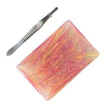 Rectangular & Round Silicone Peeling & Pulling Stress Relief Toy With Tweezers, Anxiety Relief & Pressure Release Fidget Toy For Teens, Sensory Stress Relief Toy - Multicolor - View 18