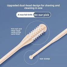 Third-Generation Upgraded Model ⭐   Comb-Tooth Nose Hair Trimmer [2-Pack] ABS Plastic (ABS Resin) Nose And Ear Hair Trimmer - Third Generation Upgraded Comb-style Nose Hair Tri - View 6