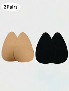 1 Pair Invisible Push-Up Breast Petals, Non-Slip Adhesive Bra Pads For Wedding Dress / Slip Dress / Swimming / Daily Commute / Party Outfits, Anti-Exposure Reusable Seamless Bra Stickers, Large Size Lift Latex Tape, Designed For Full-Busted Women, Strapless Bra, Suitable For B-E Cup - A - View 14