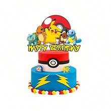 Cake Topper Birthday Party Decoration Pokemmo Cake Topper Party Decoration Supplies - View 5