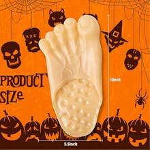 Funny Giant Toe Slippers, Prank Big Foot Shoes, Barefoot Immortal, (Fits Size 38-41) Foot Shoes, Cosplay Giant Foot Props, Sandals, Beach Shoes, Big Toe Giant Foot - Multi-color - View 8
