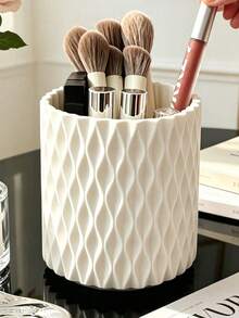 360° Rotating Pen Holder, Desktop Rotating Makeup Organizer, Multi-Functional Vanity Makeup Storage Box, Desktop Pen Holder And Beauty Tool Organizer, Creative Makeup Storage Box, - Multicolor - View 6